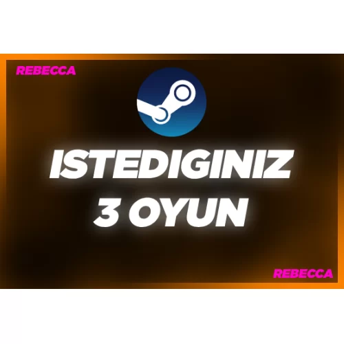  İstediğiniz 3 Oyun + Garanti